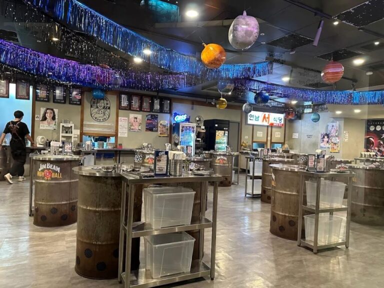 Read more about the article 新村站著吃烤肉台中店攻略｜PARK2草悟道現場排隊鐵桶站吃韓式烤肉體驗